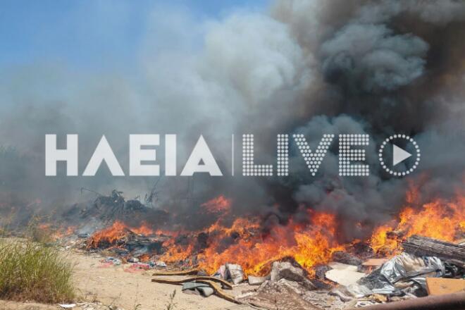 Φωτιά στο Βαρθολομιό Ηλείας - Ήχησε το 112 για ετοιμότητα