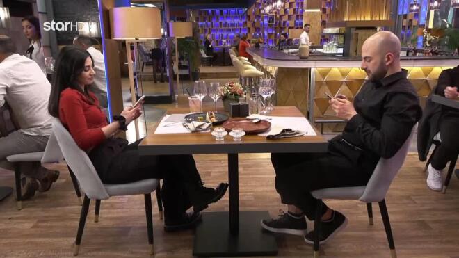 First Dates: Τάσος και Ειρήνη αντάλλαξαν Instagram, αλλά... μέχρι εκεί!