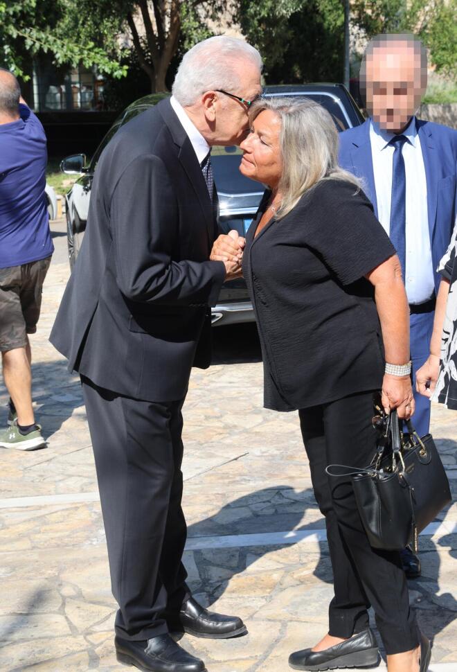 Δημήτρης Αβραμόπουλος & Λουκίλα Καρρέρ / Φωτογραφία: NDP