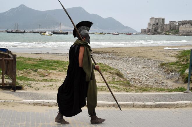 Γυρίσματα της ταινίας «Oδύσσεια» στη Μεθώνη, τον Μάρτιο του 2025/ ΙΝΤΙΜΕ ΚΩΤΣΙΑΡΗΣ ΝΙΚΗΤΑΣ