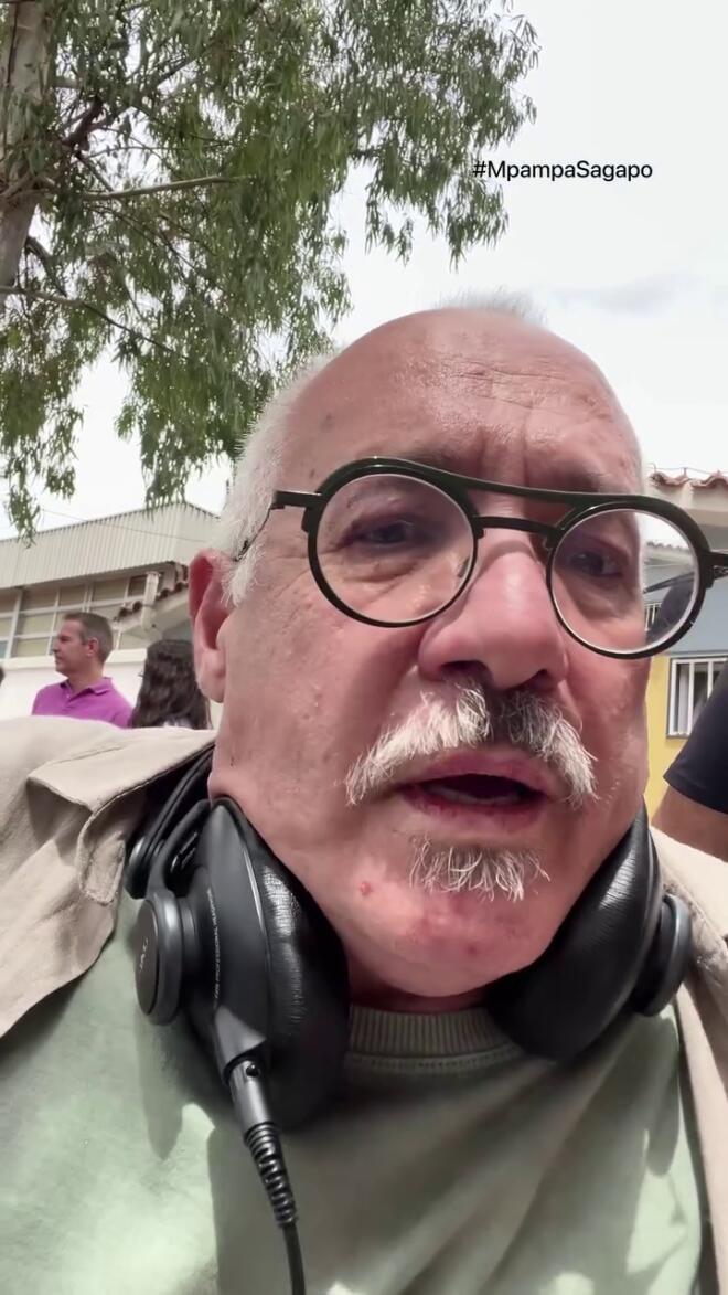 Ο σκηνοθέτης της σειράς Μπαμπά σ' αγαπώ, Νίκος Κρητικός/ instagram