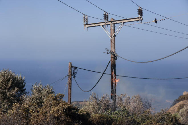 Το πύρινο μέτωπο έχει έκταση πάνω από 15 χλμ.