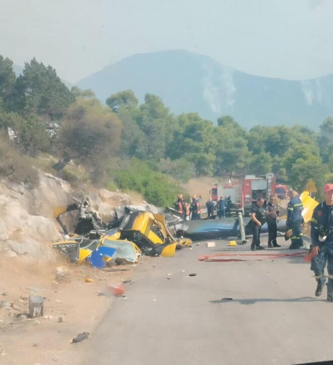 Το δεύτερο ελικόπτερο μετά τη σύγκρουση