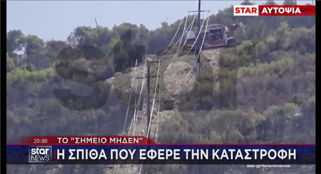 Το σημείο 0 της πυρκαγιάς στη Βοιωτία