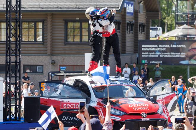 Toyota GAZOO Racing: «Πέταξε» στο ράλι Φινλανδίας
