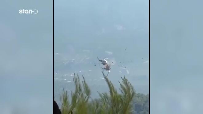 Σύγκρουση ελικοπτέρων στην Ψάθα