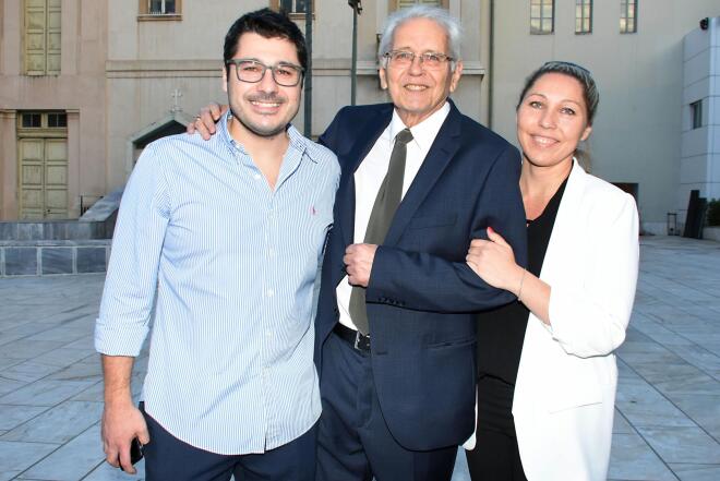 Λάμπρος Κωνσταντάρας, Δημήτρης Κωνσταντάρας, Πωλίνα Κωνσταντάρα/ NDP PHOTO