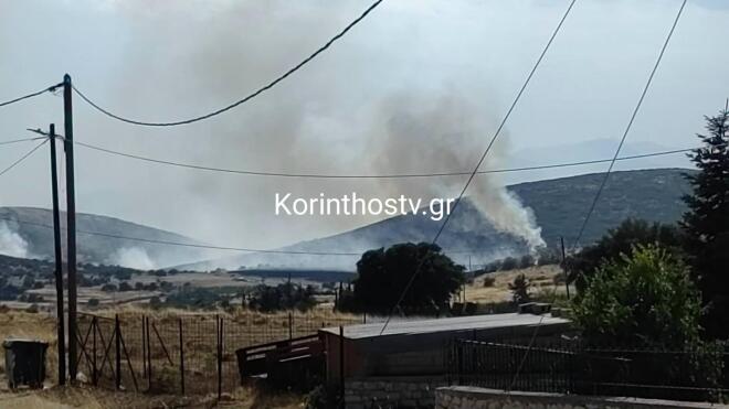 Πυρκαγιά στο Στεφάνι Κορίνθου