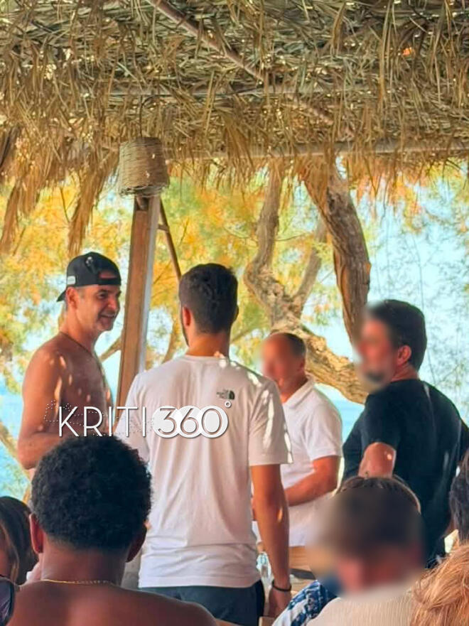 Στα Σφακιά για μπάνιο στη θάλασσα βρέθηκε ο Κυριάκος Μητσοτάκης - kriti360.gr