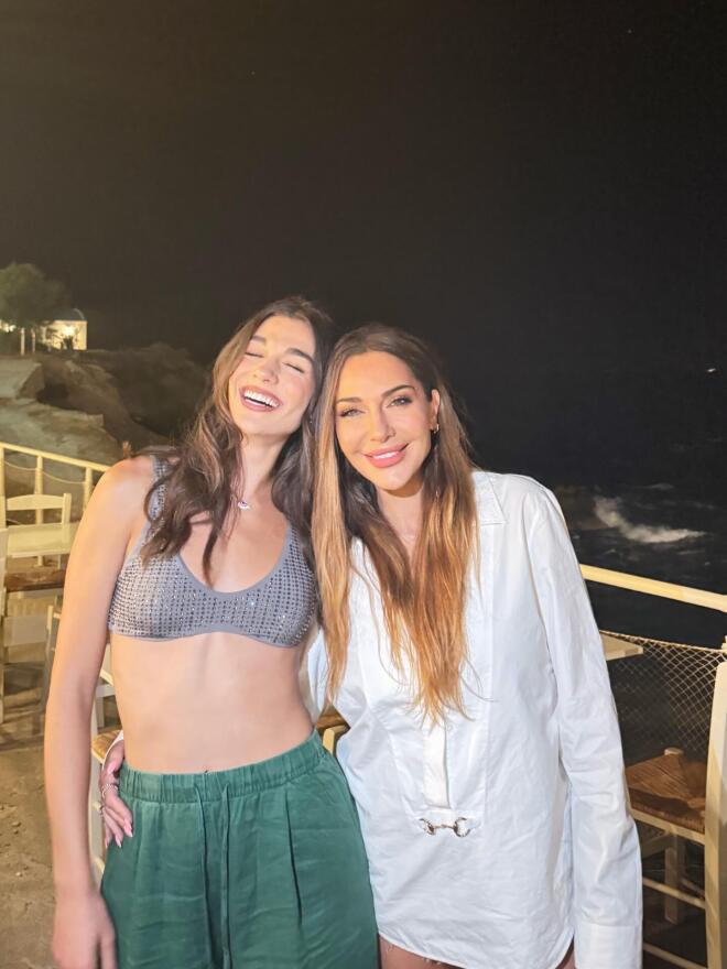 Η Δέσποινα Βανδή με την κόρη της, Μελίνα