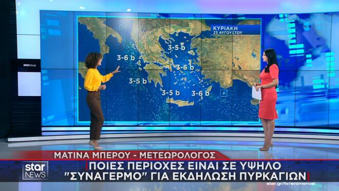 Ματίνα Μπέρου άνεμοι και καύσωνας