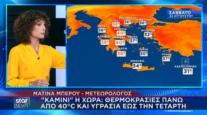 Ποιες περιοχές θα «ψηθούν» από τον καύσωνα