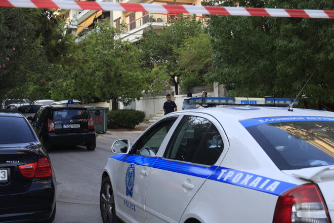 Νέα Σμύρνη: Δύο νεκροί από πυροβολισμούς σε είσοδο πολυκατοικίας/ Eurokinissi Γιώργος Κονταρίνης