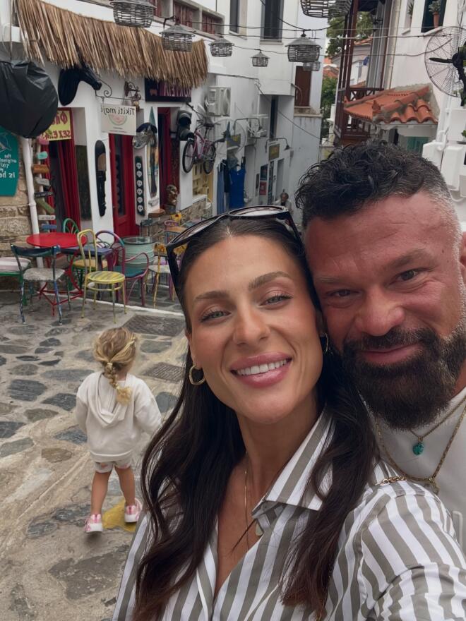 Ο Κώστας Σόμμερ με τη Βαλεντίνη Παπαδάκη