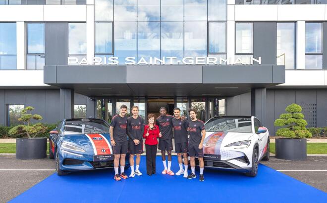 BYD: Συνεργασία με την Paris Saint-Germain