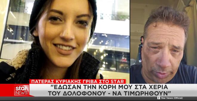 Πατέρας Κυριακής Γρίβα: Έδωσαν την κόρη μου στα χέρια του δολοφόνου