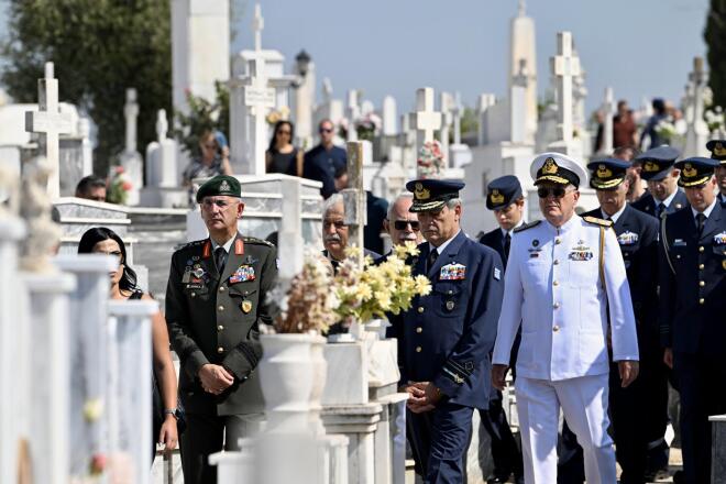 Κηδεία επισμηναγού Ιωάννη Μπλέσια