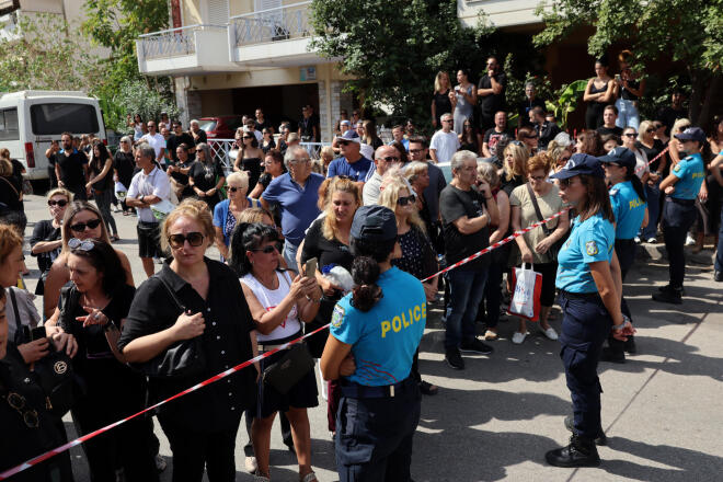Ιδιαίτερα συγκινητικός ήταν ο επικήδειος που εκφώνησε ο Μητροπολίτης Νίκαιας, Αλέξιος
