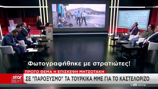 Παράνοια στα τουρκικά ΜΜΕ για την επίσκεψη Μητσοτάκη στο Καστελόριζο
