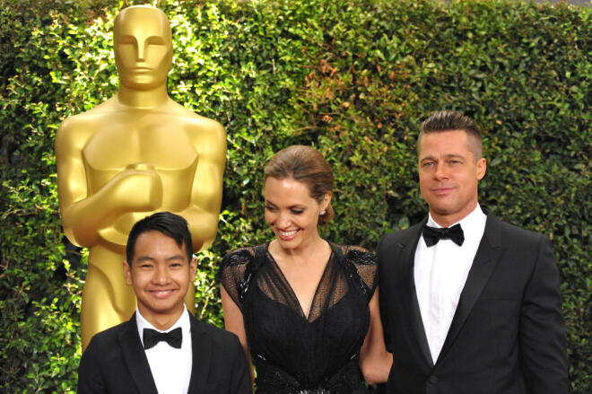 Maddox Jolie-Pitt; Angelina Jolie; Brad Pitt / apimages, φωτογράφος: John Shearer