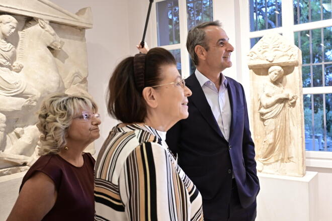 Ο Κυριάκος Μητσοτάκης στα εγκαίνια έργων αναβάθμισης του Κεραμεικού