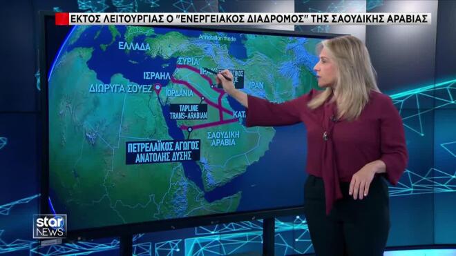 Εκτός λειτουργίας ο ενεργειακό διάδρομος της Σαουδικής Αραβίας