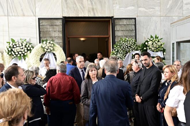 Στιγμιότυπα από την πολιτική κηδεία της Μαργαρίτας Παπανδρέου