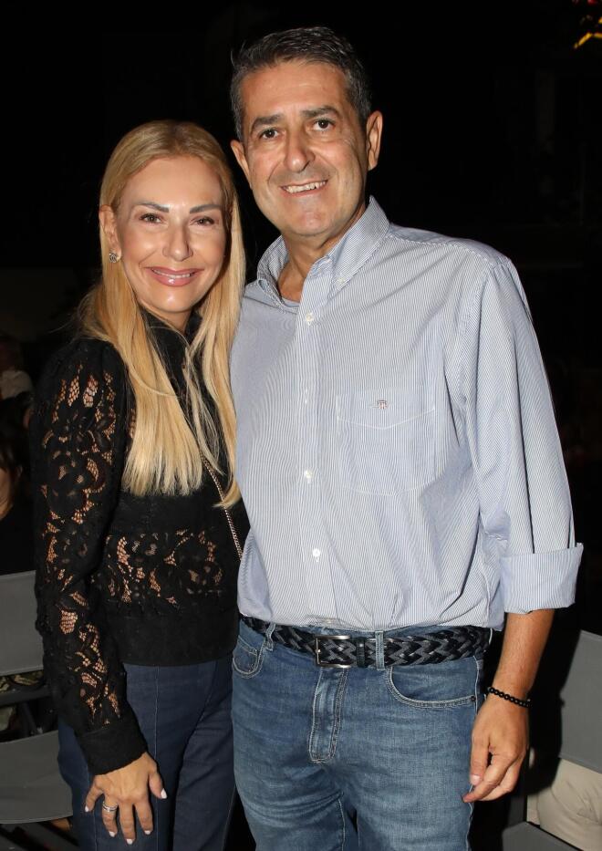 Η Τίνα Μεσσαροπούλου και ο Γιώργος Μυλωνάκης / Φωτογραφία: NDP