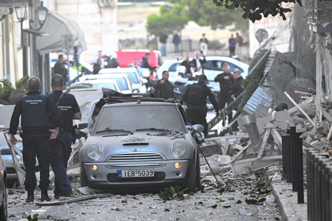 Το κτίριο, όπου σημειώθηκε η έκρηξη έχει υποστεί ολοκληρωτική καταστροφή