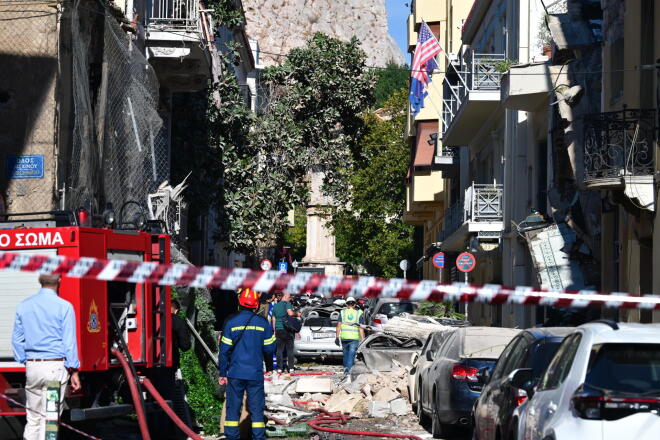 Από την έκρηξη το κτίριο καταστράφηκε ολοσχερώς