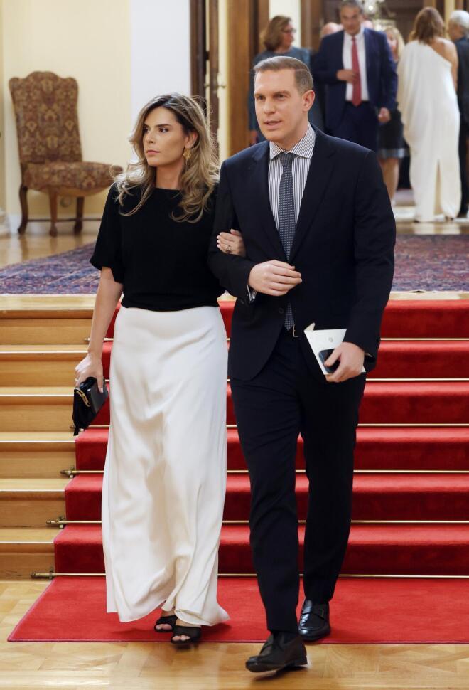 Από τα πιο εντυπωσιακά ζευγάρια της βραδιάς ήταν σίγουρα ο Γιώργος Ευγενίδης κι η Ελίνα Σουρνοπούλου /Φωτογραφία NDP Photo Agency
