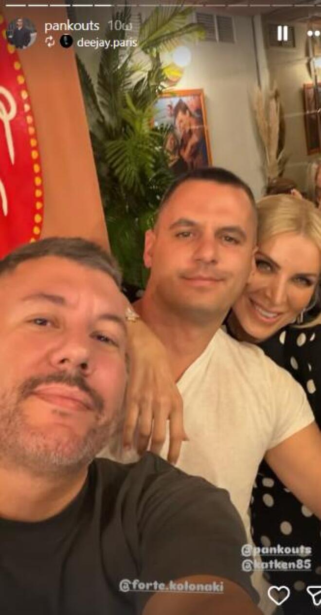 Kατερίνα Καινούργιου: Βραδινή έξοδος με τον Παναγιώτη Κουτσουμπή
