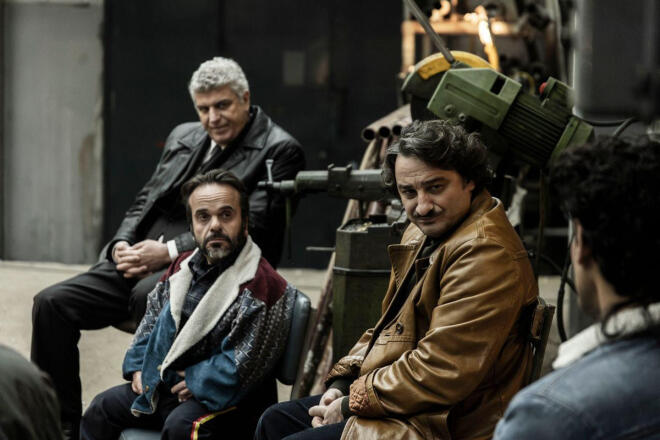 Ο Δήμος Γιγαντάκης στα γυρίσματα της σειράς «Ριφιφί»