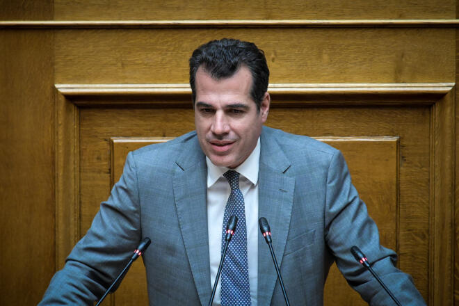 Ο Θάνος Πλεύρης / Φωτογραφία: Eurokinissi