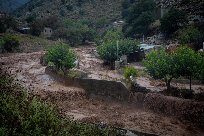 Πλημμύρες στην Κρήτη μετά το πέρασμα της κακοκαιρίας