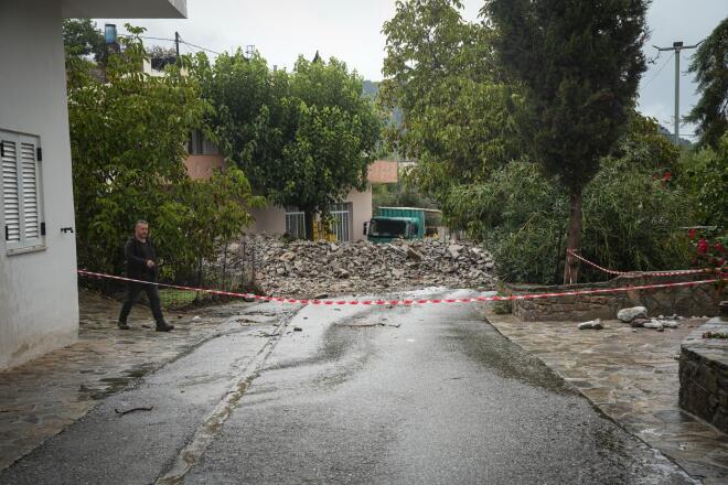 Ζημιές στο οδικό δίκτυο λόγω της κακοκαιρίας που πλήττει την Κρήτη