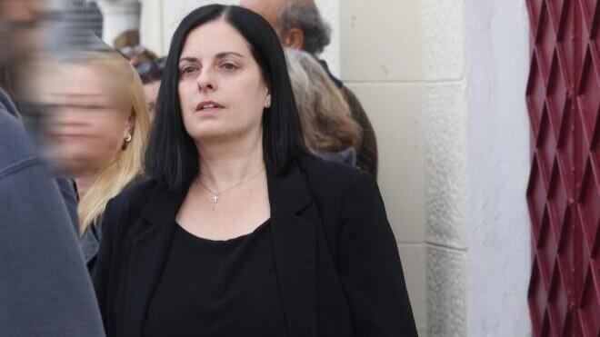 Η σύζυγος του Δημήτρη Κόκοτα, Κατερίνα Πετράκη / Φωτογραφία: NDP