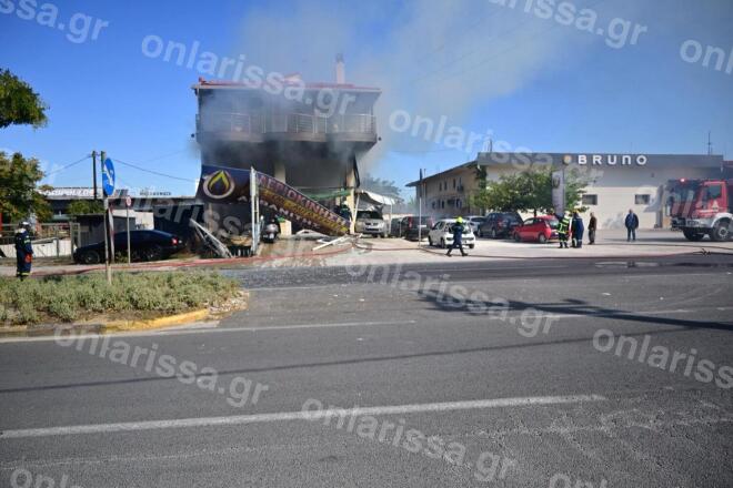 Έκρηξη σημειώθηκε σε συνεργείο υγραεριοκίνησης στη Λάρισα - onlarissa.gr