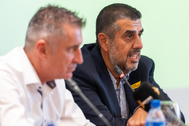 Θοδωρής Ζαγοράκης και Λόταρ Ματέους συμπαίκτες με τη φανέλα της interwetten