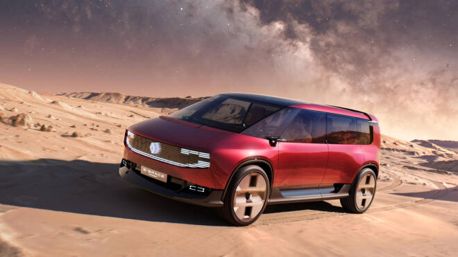 Η Renault παίζει στην έδρα της στην έκθεση αυτοκινήτου στο Παρίσι