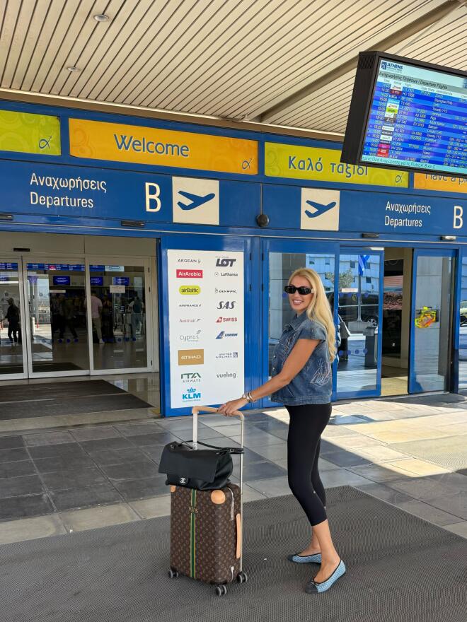 Κωνσταντίνα Σπυροπούλου: To travel look της για το ταξίδι της στη Μύκονο/ instagram
