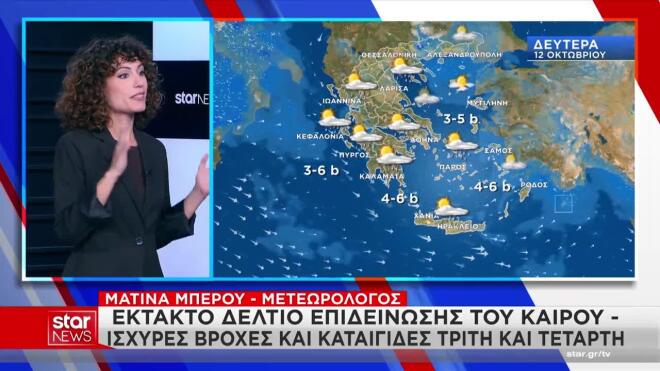 Καιρός: Διήμερο με βροχές και αισθητή πτώση της θερμοκρασίας στην Αττική