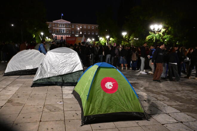 Οι φοιτητές διαμαρτύρονται για το υψηλό κόστος στέγασης και διαβίωσης - Eurokinissi