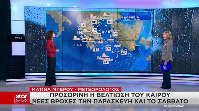 Kαιρός: Πότε έρχεται νέος γύρος βροχοπτώσεων και πτώση θερμοκρασίας