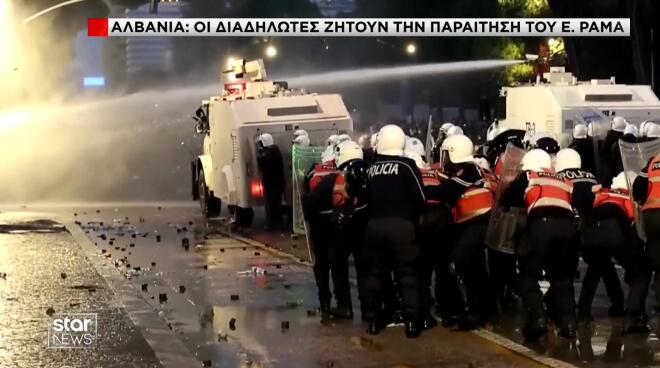 Χάος και στην Αλβανία για έβδομη συνεχόμενη ημέρα