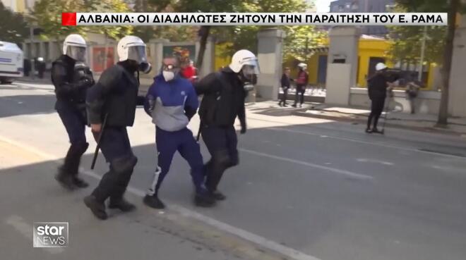 Χάος και στην Αλβανία για έβδομη συνεχόμενη ημέρα