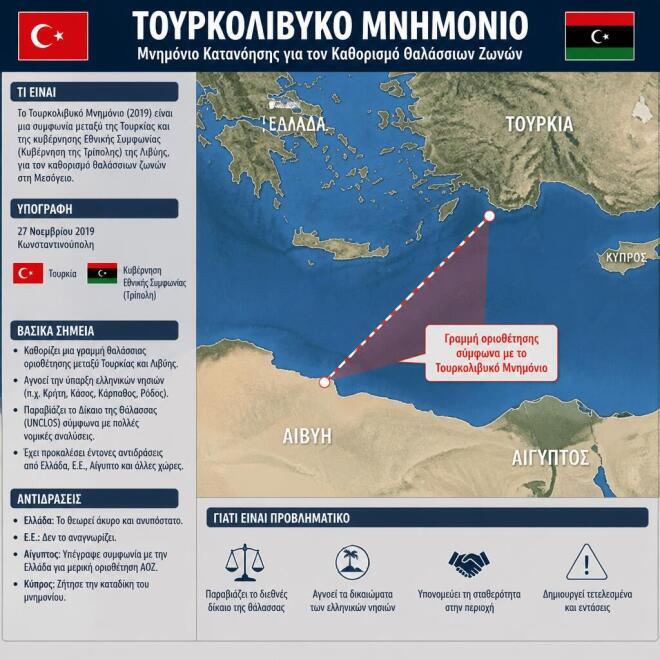 Τι είναι το τουρκολυβικό μνημόνιο;