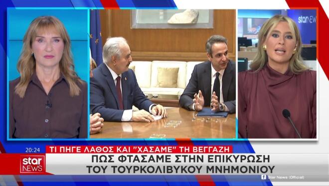Ο πρεσβύτερος Χάφταρ στη συνάντησή του με τον πρωθυπουργό Κ. Μητσοτάκη το 2020
