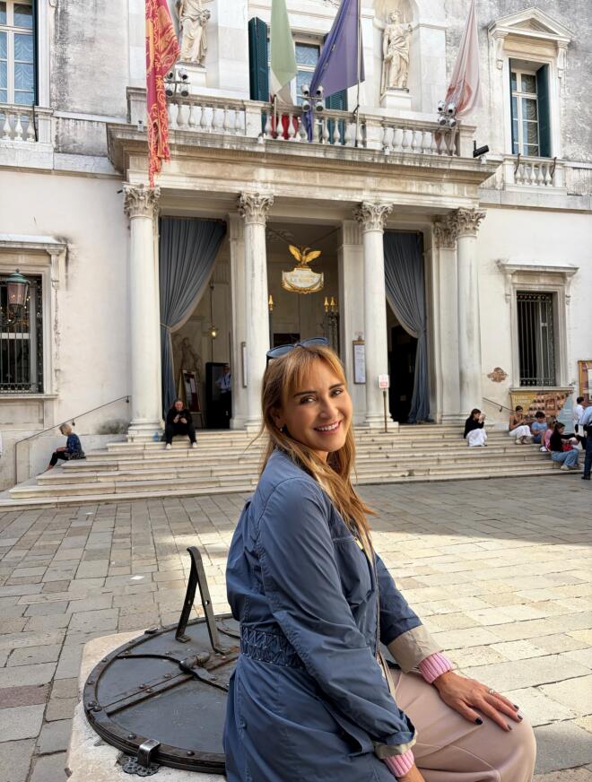 Μάρα Ζαχαρέα στη Βενετία/ instagram