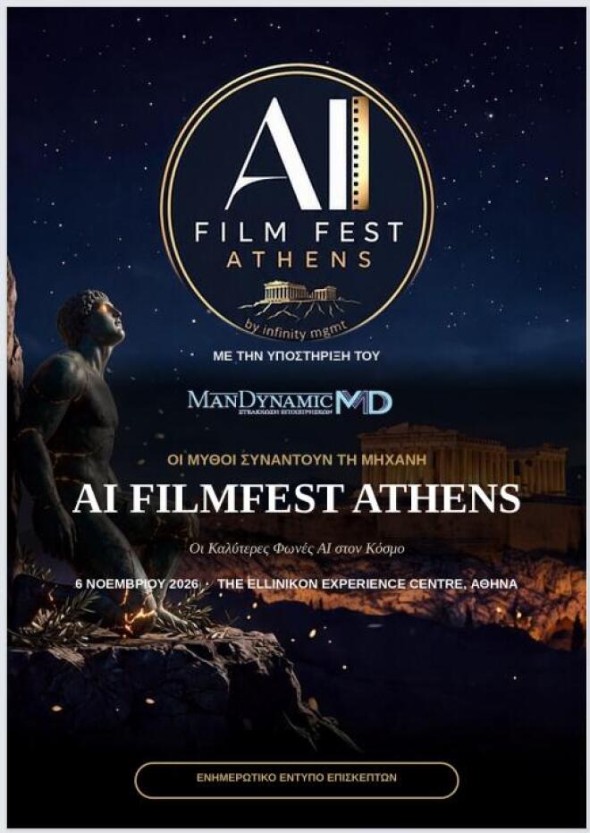Το πρώτο φεστιβάλ ταινιών τεχνητής νοημοσύνης στην Ελλάδα θέτει νέα πρότυπα